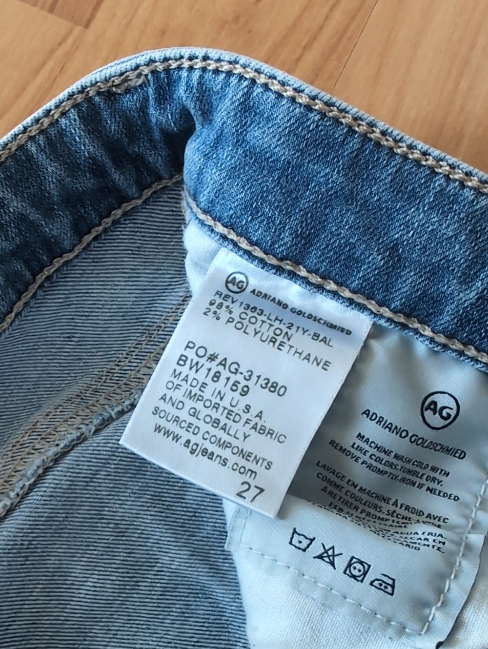 AG Jeans The Stilt Crop 27 21 Year Breathless Fade - Picture 11 of 12